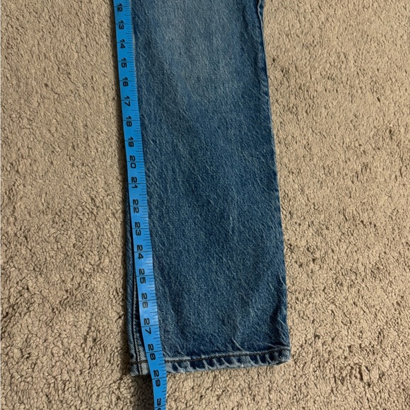 Reformation | Cynthia High Rise Straight Button Fly Colorado Wash Jeans Sz 26 - Picture 9 of 13